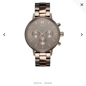 MVMT silver/rose gold watch-women’s